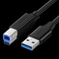 Ugreen Printer Cable USB-A to USB-B 5Gb/s, 2m - Black