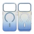 Corrugated MagSafe Mobile Case for iPhone 17 Pro Max - Blue