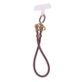 Silicone Short Phone Wrist Lanyard for Phone Case Dark Purple