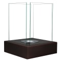 Miniatyrbild 6 av 11: Öppna spisar etanolkamin Bio-eldplats Sunset Garden fristående bioetanolspis 65 x 40 x 12 cm  brun 40 x 52 x 40 cm brun miljövänlig eldstad