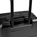 Miniatyrbild 11 av 11: Set med 3 Eternitive E3 resväskor / TSA kombinationslås / storlek S + M + L / svart / kabinväska med extra ficka och USB-C- och USB-A-port / 360° svän