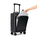 Miniatyrbild 2 av 11: Eternitive E3 PLUS resväska / USB-C och USB-A portar / TSA kodlås / kabinväska / svart färg / 360° svängbara hjul