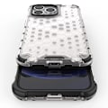 Miniatyrbild 4 av 5: Honeycomb Hybrid Skal iPhone 13 Pro - Transparent/Svart