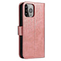 Miniatyrbild 1 av 3: Magnet Case Flip Fodral med Ställ och Plånbok iPhone 13 Pro - Rosa