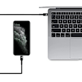 Miniatyrbild 5 av 5: Wozinsky USB C Till Lightning Kabel 2m - Svart (2-pack)