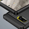 Miniatyrbild 5 av 6: Carbon Case Flexibelt Skal Google Pixel 7a - Svart