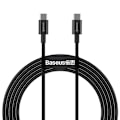 Miniatyrbild 1 av 7: Baseus CATYS-C01 USB-C - USB-C PD QC FCP Kabel 100W 5A 480Mb/s 2m - Svart Svart