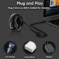 Miniatyrbild 4 av 4: Laddare Samsung Galaxy Watch 3, 4, 5 / Samsung Galaxy Active 1 & 2