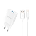 Dudao USB - Lightning Kabel och Adapter - Vit