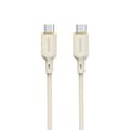 Dudao USB-C - USB-C laddkabel 100W 1m - Beige