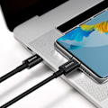 Miniatyrbild 6 av 7: Baseus CATYS-C01 USB-C - USB-C PD QC FCP Kabel 100W 5A 480Mb/s 2m - Svart Svart