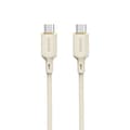 Dudao L7SCC USB-C - USB-C Kabel 100W 2m - Beige
