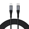 Miniatyrbild 1 av 4: Choetech IP0042 MFi USB-C - Lightning Kabel 480Mb/s 3A 3m - Svart