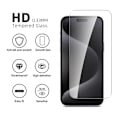 Miniatyrbild 2 av 3: NTK Härdat skyddsglas Apple iPhone 16 Pro Max (3-pack)