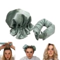 Miniatyrbild 2 av 2: Heatless Curling Set Hårrullar för Heatless Curls Heatless green