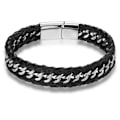 Miniatyrbild 1 av 3: TG Stilsäkert Hög Kvalitet Läder Armband 21cm