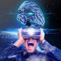 Miniatyrbild 2 av 11: Stark elasticitet VR ögonmask för Oculus Quest 2 Virtual Reality Headset Andas elastiskt svettband 4
