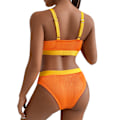 Miniatyrbild 2 av 6: Vadderad bikiniuppsättning för kvinnor, baddräkt, sommarbadkläder, strandkläder Orange S Orange