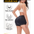 Miniatyrbild 2 av 5: Vadderad rumplyftare Korrigerande underkläder Butt Enhancer Body Shaper Modelleringsrem Fake Hip Shapwear Underkläder Push Up Trosor Svart XXL Black