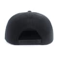Miniatyrbillede 4 af 4: Sort snapback-kasket med spænde, sort black one size