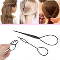 2 pcs Hair Styling Clip Ponytail Maker Styling