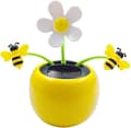 Dansande leksak, solenergi, bi, blomkruka