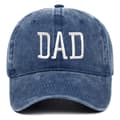 Justerbar keps baseballkeps Pappa-keps blå pappa dad