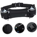 Running Belt with Bottles - Optimal Water Supply for Active Individuals Svart black