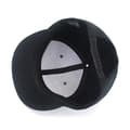 Miniatyrbillede 3 af 4: Sort snapback-kasket med spænde, sort black one size