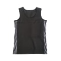 Pikkukuva 4 / 5: Haleychan Naisten Tomboy Rinnankohtausliivi Uimapuku Trans Lesbo Tank Top Pusero Korsetti Uimapuku Litteä Rinta S-3xl (vain Uimapaita -hg Black-Gray M