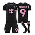 Miniatyrbild 1 av 3: 2425 Miami borta fotbollströja Suarez tröja med strumpor M(170-175cm)