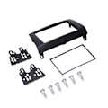 Miniatyrbillede 3 af 5: 2DIN bilradio fascia instrumentbræt GPS navigation trim udskiftning til MAZDA 3 2004‑2008