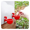 Miniatyrbild 3 av 4: Atyao 4-pack Drickskålsdispenser Vattenkopp Dricks för Höns Kyckling Boskap -hg