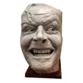 Miniatyrbillede 1 af 5: Unik Bogstøtte Heres Johnny Skulptur Af The Shining Biblioteks Harpiks Skrivebords Bogreol Ornament Til Bibliotek Kontor