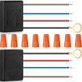 Miniatyrbillede 2 af 5: Touch Lamp Switch 2 Pack, Touch Lamp Control Module Kompatibel med dæmpbar LED, pærer, lampe Switch udskiftning K -hg black