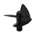 Miniatyrbillede 5 af 5: 8 stk. 3-bladet Propeller 4 Venstre & 4 Højre til 2011-5 Fiske-Agnsbåd Fiskesøger RC Båd Reservedel Black