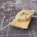 Miniatyrbillede 1 af 5: 3D Metal Puslespil DIY Håndbog Berømte Tank Militærserie Tiger Tanks T-34 Js-2 M1a1 Tankmodel Saml Puslespil M1A1 Abrams-Color