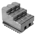 Miniatyrbild 1 av 4: 3 st inre käftar 20CrMnTi CNC-maskinverktygschuck inre käft passar för K11-200 8 tum