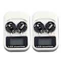 Miniatyrbillede 1 af 4: 2 stk. oplader genopladelig LCD-skærm til LIR2016 LIR2025 LIR2032 knap lithium batteri 100-240VUS stik