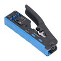 Miniatyrbilde 2 av 5: RJ45-krympeverktøysett, gjennomgang, alt-i-ett Ethernet-krymper for 8P 6P RJ-kontaktkrymping, kutting og stripping