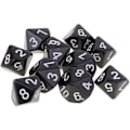 Pikkukuva 3 / 5: Yourandoll 10 kpl D10 polyhedral set - musta DND RPG -lautapeleihin