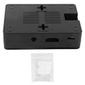Miniatyrbillede 1 af 5: Beskyttende etui cover ABS skal kabinet tilbehør komponent til Raspberry Pi 3B 3B+ (sort)
