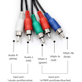 Miniatyrbillede 2 af 5: Ypbpr til HDMI Konverter Adapter, Komponent til HDMI, 5rca Rgb Ypbpr til HDMI Conve00
