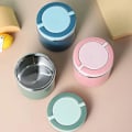 Miniatyrbilde 5 av 5: Isolert matboks i rustfritt stål Bento-boks Termisk matbeholder Frokost