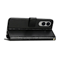 Miniatyrbillede 3 af 5: Læder Wallet Case med Sommerfugl og Blomster til Samsung Galaxy S25 Edge med Rem Multicolor Black