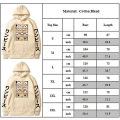 Miniatyrbilde 2 av 2: One Piece Trykket Langærmet Hettestropp Løstsittende Hettestropp Topper Gaver M