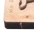 Miniatyrbild 5 av 5: Läderstansningsform Tjurhuvudform Liten deformation Legering Stålhantverk Träskärningsform för DIY