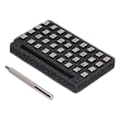 Miniatyrbilde 4 av 5: 37-delt alfabet hullsett - skarpt hullsett som raskt lager komplette hull - slitesterkt metallstansingsett for DIY-husholdning