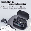 Miniatyrbilde 2 av 4: Touch Control Trådløse Bluetooth-hodetelefoner HiFi Vanntett Stereo Bass med mikrofon for sport og spill -Sort