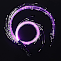 Miniatyrbilde 1 av 5: Led fiberoptisk pisk danserom pisk supersterkt lys 40 fargeeffekt 360 dreibar Pixel Rave Whip Toy(,)